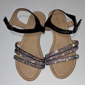 Rocawear Girls' Black Sandals